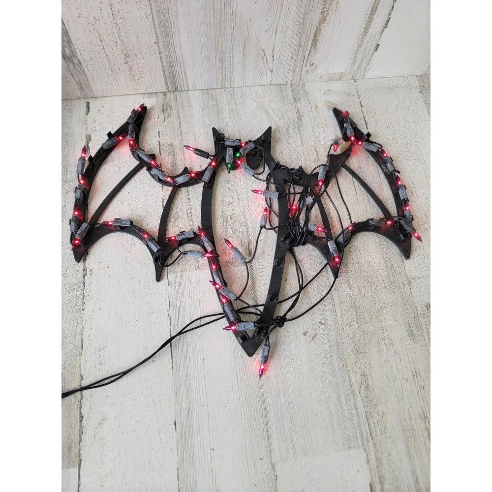 Impact Plastics 1999 light up bat Halloween prop decor